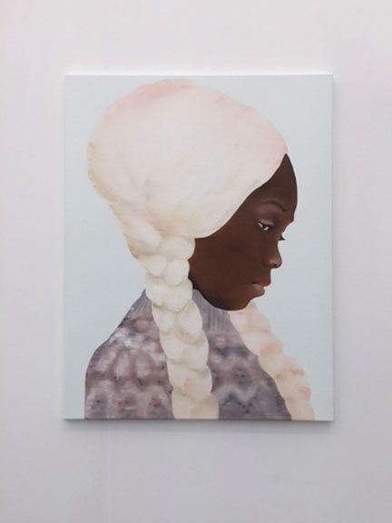 Amy Sherald. Portrait of a young girl. Photograph: Jill Spalding.