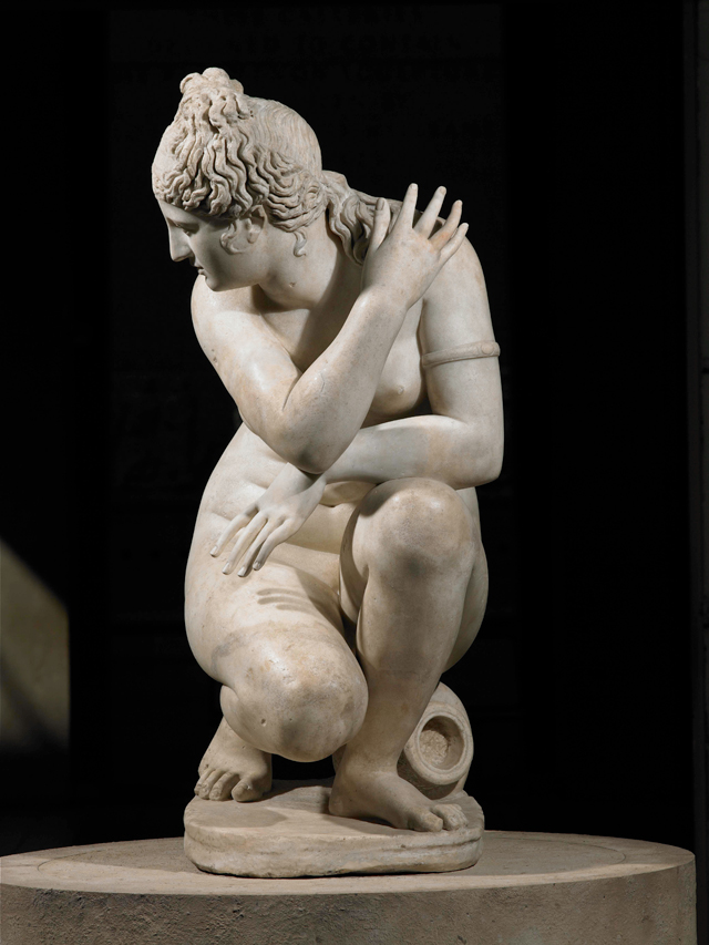 Roman. Aphrodite (The Crouching Venus), second century. Marble, 119 cm. Royal Collection Trust / © Her Majesty Queen Elizabeth II 2017.