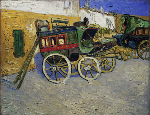 Vincent van Gogh (1853–1890). Tarascon Stage Coach, 1888. Oil on canvas, 71.4 x 92.5 cm. © The Henry and Rose Pearlman Collection. Photograph: Bruce M. White.