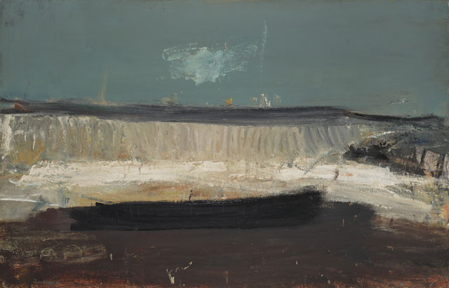 Joan Eardley. The Wave, 1961. Oil and grit on hardboard, 121.9 x 188 cm. Collection: Scottish National Gallery of Modern Art, purchased (Gulbenkian UK Trust Fund) 1962. © Estate of Joan Eardley. All Rights Reserved, DACS 2016. Photograph: Antonio Reeve.