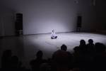 Mette Edvardsen performing No Title at Live Arts Week III, Xing (Bologna), 2014. Photograph: Massimiliano Donati.