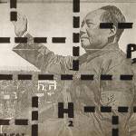 Wang Guangyi. Waving Mao Zedong B, 1988. Ink, ball-pen and oil on print from magazine, 26 x 23 cm. © 2013 Wang Guangyi
