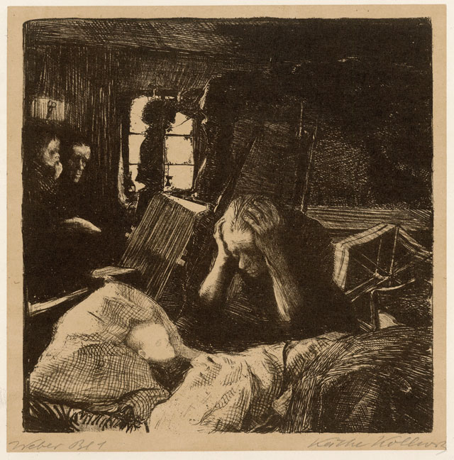Käthe Kollwitz. Not (Want), Plate 1, 1893-7. Lithograph. © The Trustees of the British Museum.