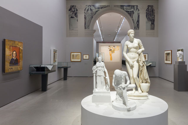 Klimt and Antiquity. Erotic Encounters. Exhibition view. Photograph: Johannes Stoll © Belvedere, Vienna.