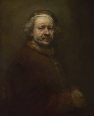 Rembrandt. Self portrait at the age of 63, 1669. Oil on canvas, 86 x 70.5 cm. © The National Gallery, London.