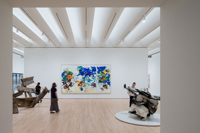 Approaching American Abstraction: The Fisher Collection exhibition. Photograph: © Iwan Baan, courtesy SFMOMA.