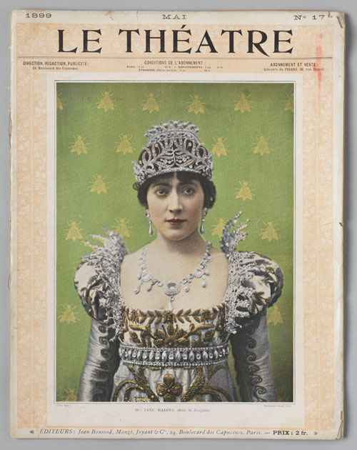 Paul Boyer. Jane Hading in Plus que Reine. Cover of Le Théatre, May 1899. Private collection. Photograph: Bruce White.